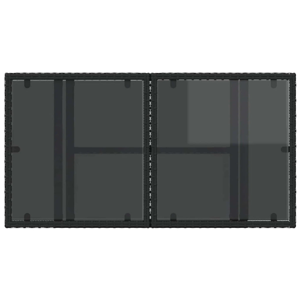 Set da pranzo per esterni 5 pz polyrattan 3422405