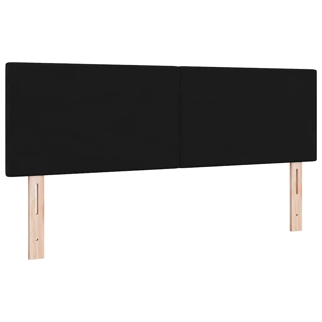 Testiera | Testata regolabile in altezza con Testiera | Testata Nero 160 cm Tessuto