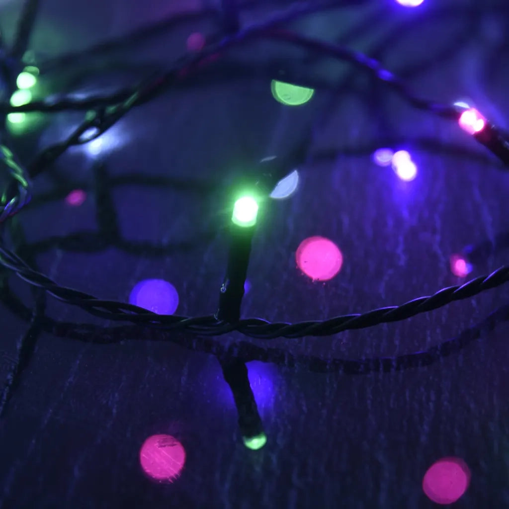 Stringa LED con 1000 Luci LED Pastello Multicolore 100 m PVC 343222