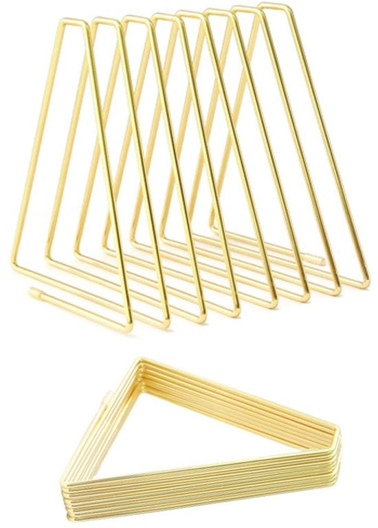 Supporto per documenti flessibile - Triplo - Metallico - Oro - Hanger per libri - Spaziale - Pannello per libri