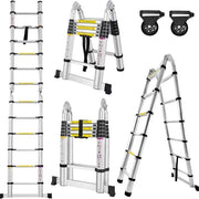 Scala Telescopica in Alluminio - Argento