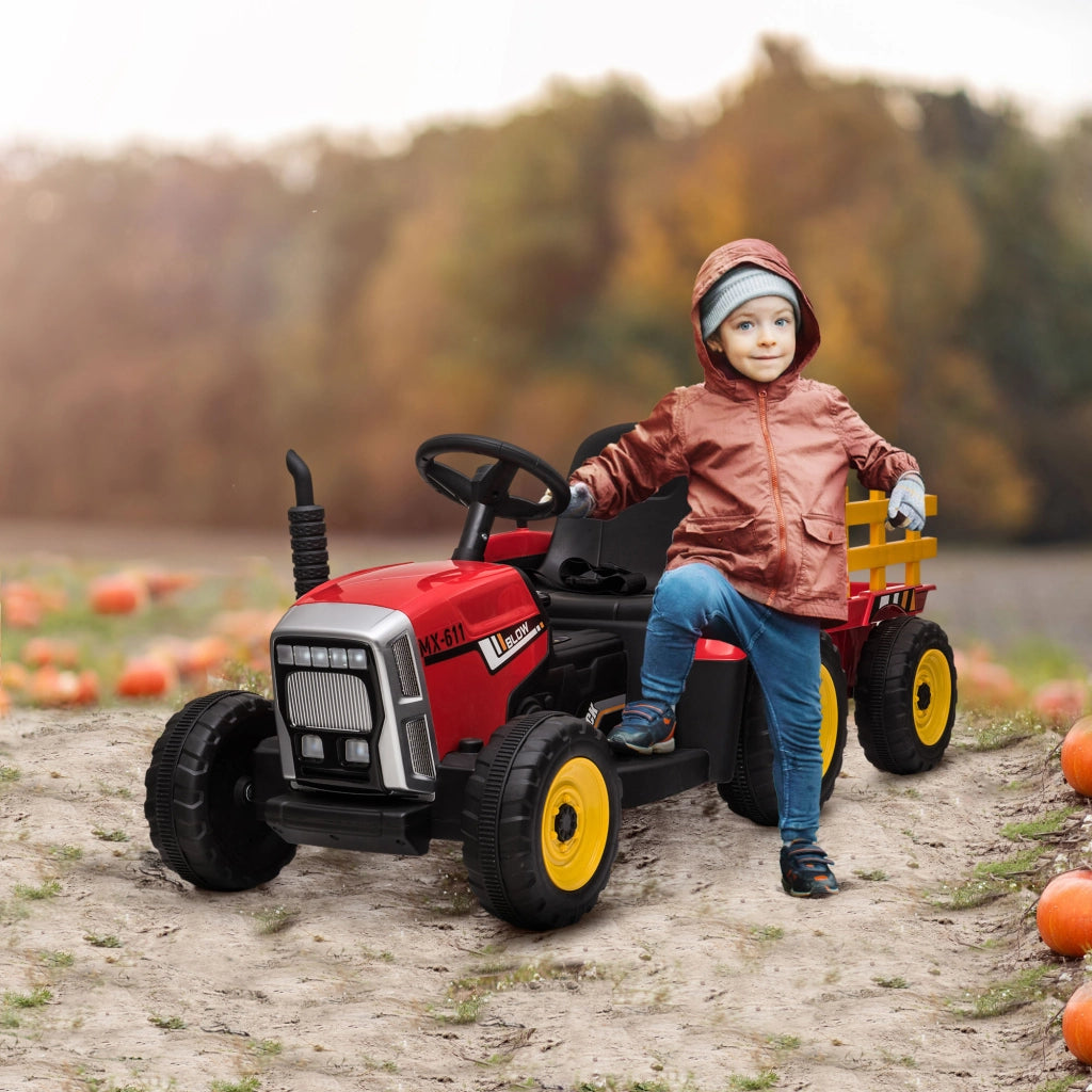 Auto Elettrico per Bambini ¨C Minimal ¨C Rosso e Nero