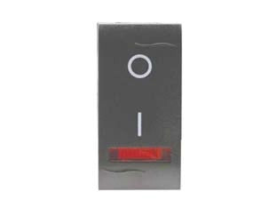 INTERRUTTORE BIPOLARE LUMINOSO ONDA- - 16AX 250V  (7712.2) - 6 pezzi MARLANVIL