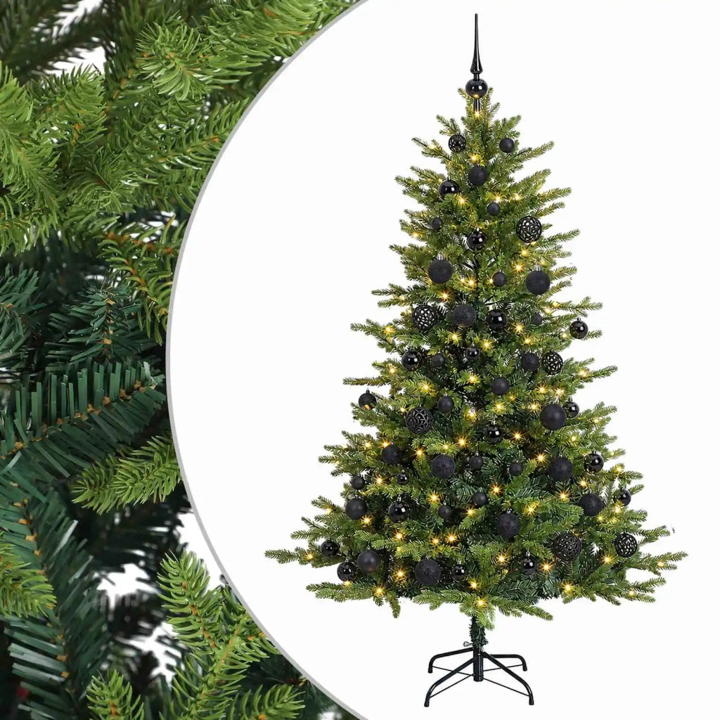 Albero di Natale Artificiale con Palline 180 cm 300 LED 3466364
