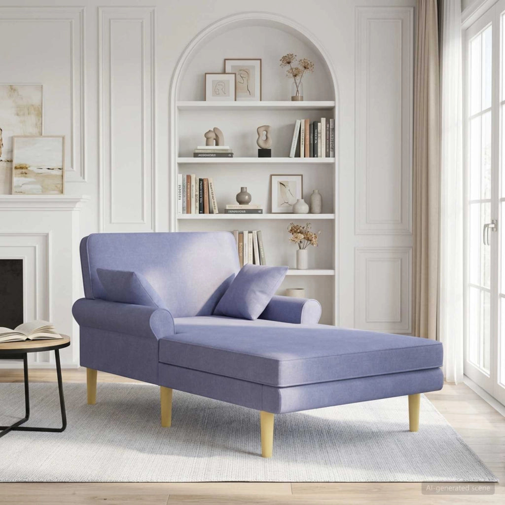 Chaise longue Blu jeans Tessuto 42048093