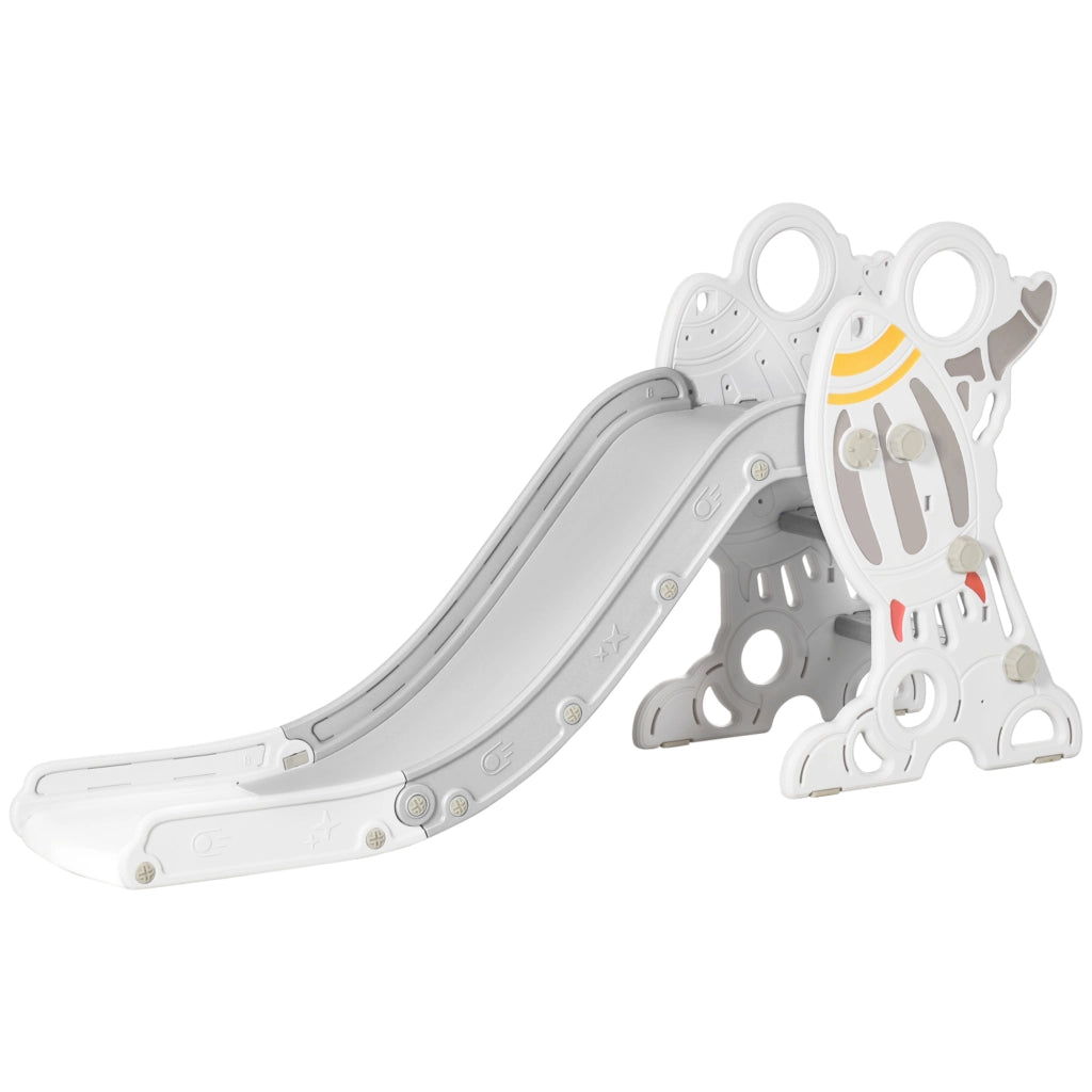 Scivolo per bambini 18-36 mesi ¨C Xylo ¨C 3 gradini antiscivolo grigio 157x46,5x80 cm