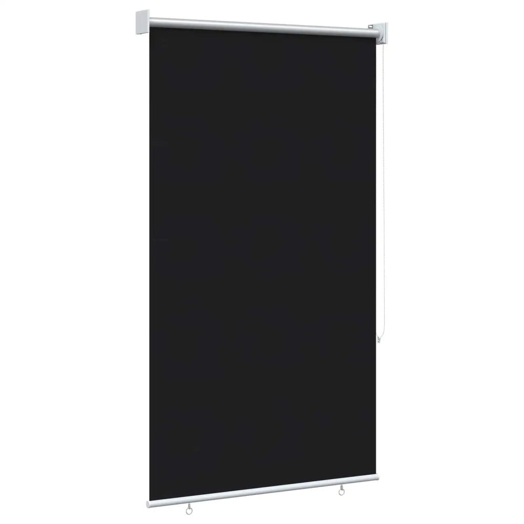 Voletta a rullo | Tenda a rullo con protezione UV Nero 80 x 140 cm Poliestere