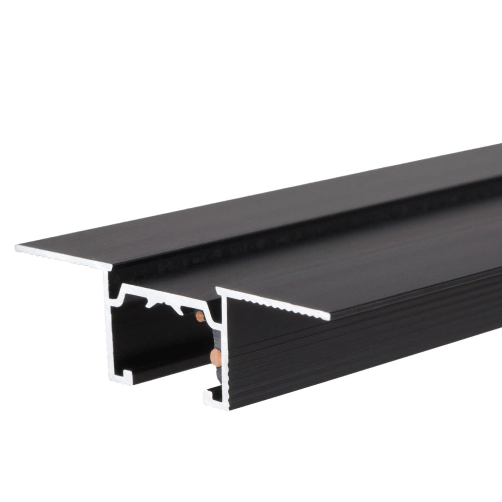 Binario MICRO11 incasso cartongesso nero 1m Maxlight