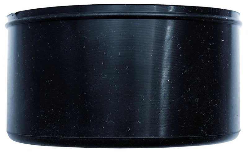 Tappo condensa  100 mm  in silicone nero chiuso  canna fumaria pellet