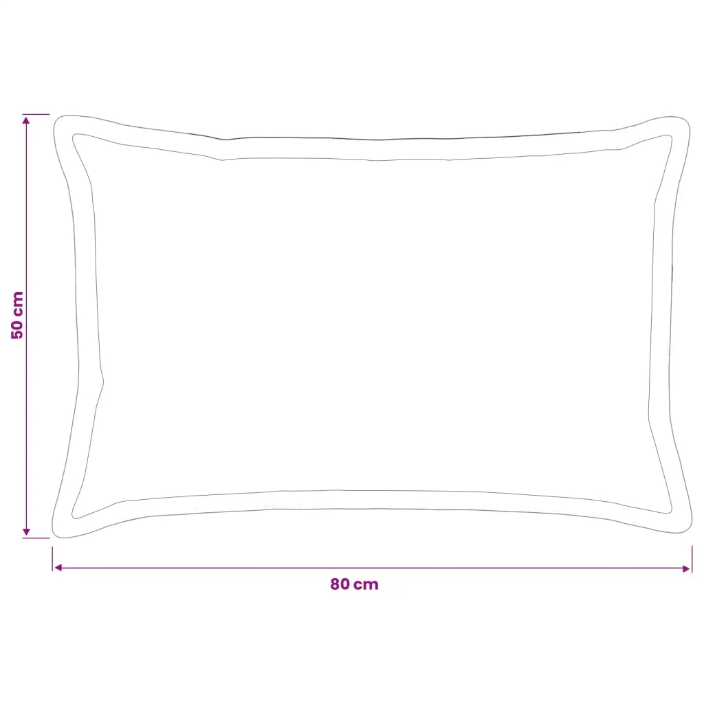 Federa 2 pz HOUTEN Multicolore 50 x 80 cm Poliestere 920191