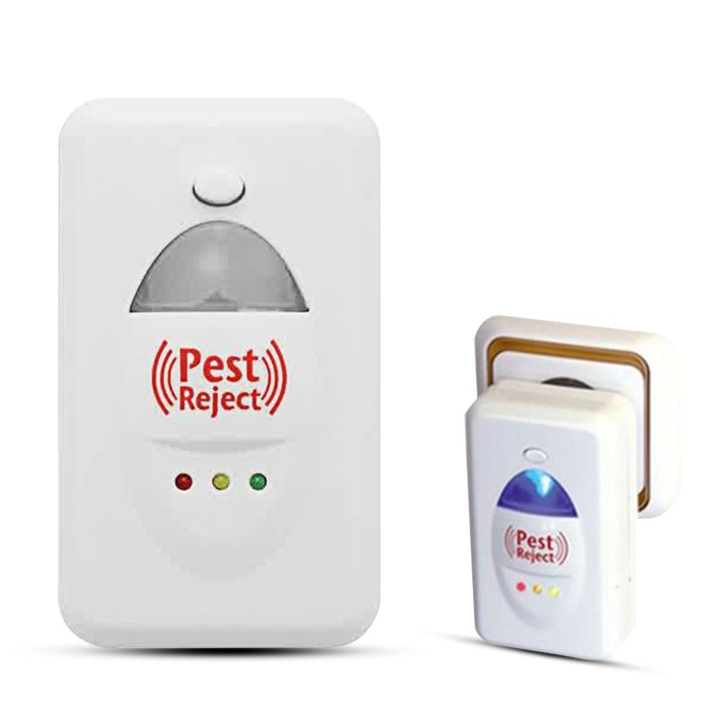 Trade Shop - Pest Reject Scaccia Insetti Roditori Mosche Zanzare Ragni Topi Ad Ultrasuoni -