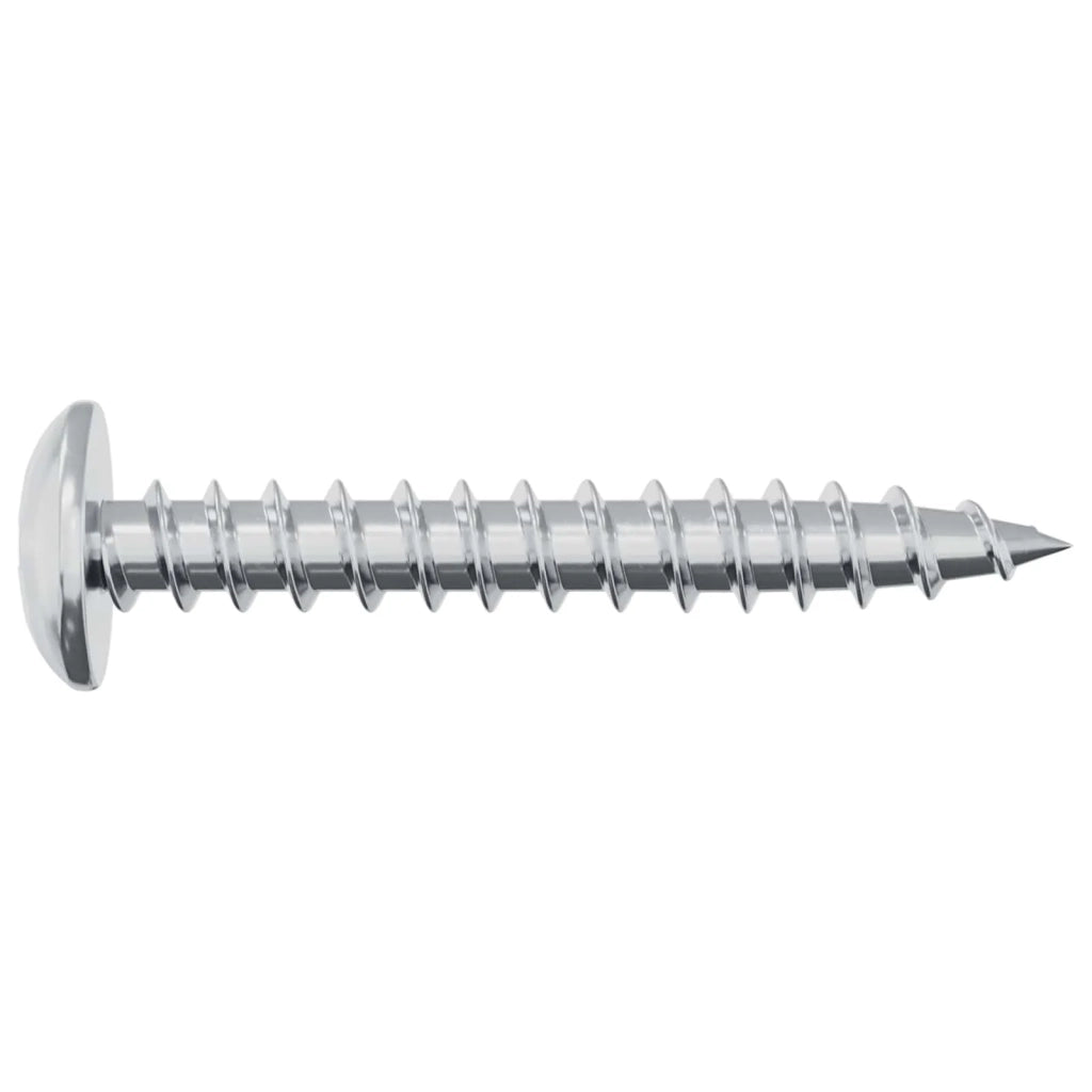 Vite in Legno 12 pcs Argento M4 x 28 mm Ferro 864512