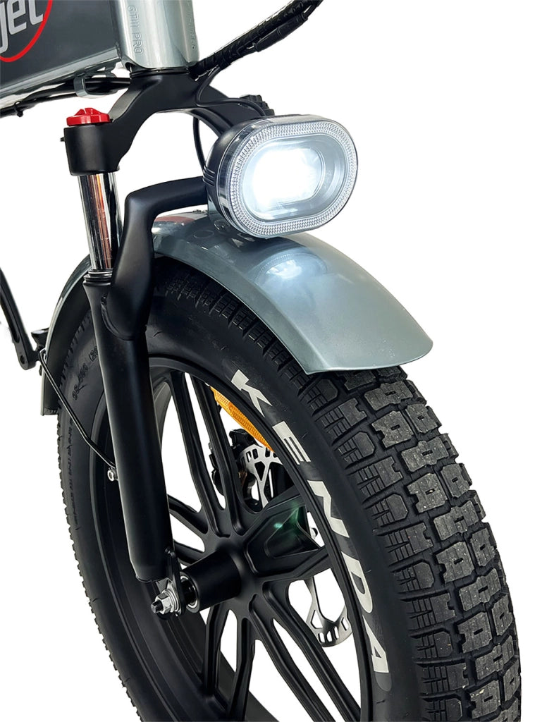 Bicicletta Elettrica GT3 PRO 250W con Freni Idraulici Display XXL e Chiave NFC Grigio