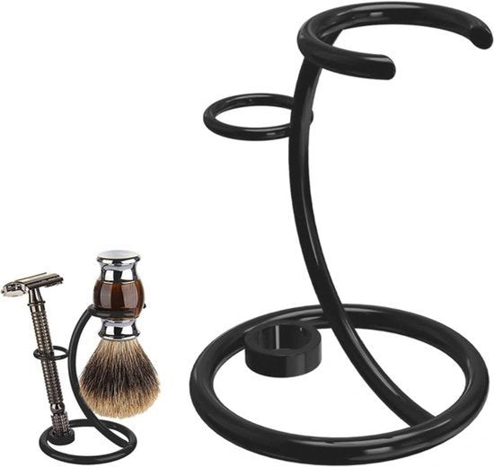 - Stendardo per spazzola - Supporto in acciaio inossidabile - Raschietto di sicurezza - Doccia - Set di rasatura - Adatto per raschietto manuale - In acciaio inossidabile - Organizzatore della cabina doccia.