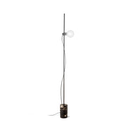 Piantana Industrial-Minimal Eva Metallo Nero 1 Luce E27