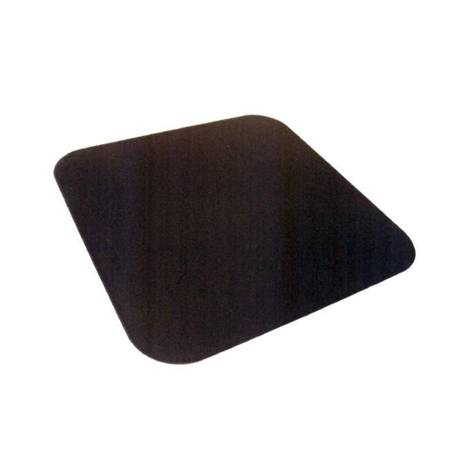 Mille PEDANA STUFE LEGNA QUADRA CM 79x79 in acciaio verniciato spessore 2,0 mm colore Nero opaco