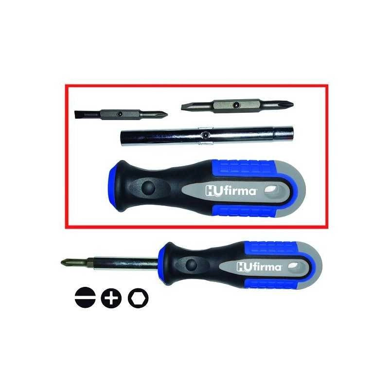 Cacciavite Hu-Firma Multibits 6 Inserti Magnetic