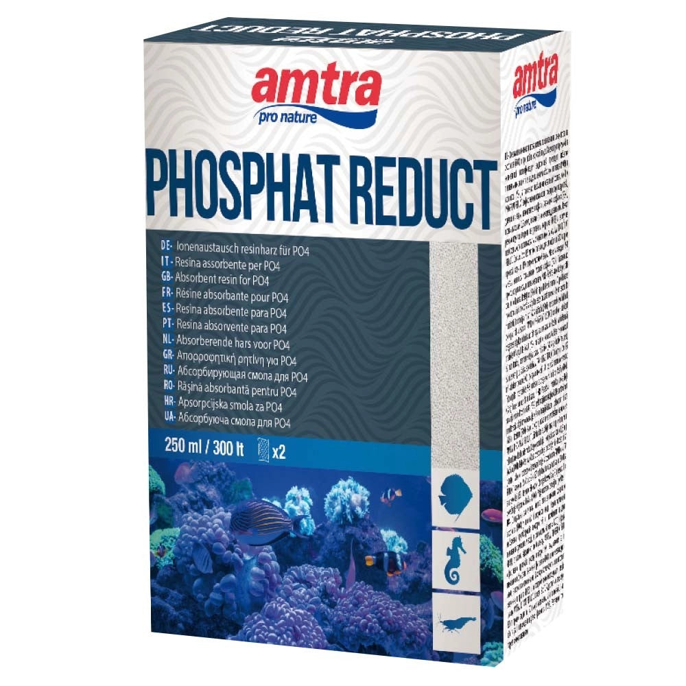 Amtra Pro Nature Phosphat Reduct - resina sintetica per l'assorbimento dei fosfati in eccesso Formato: 250 ml
