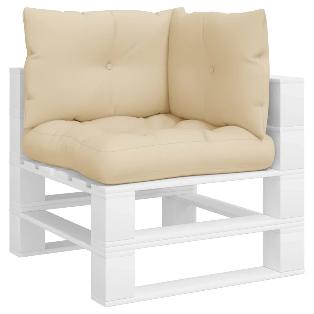 Cuscini per Pallet 3 pz | Cuscini per sedie Beige in Tessuto