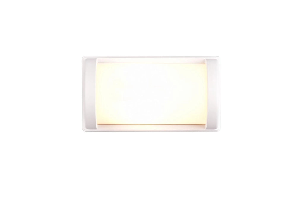 Applique esterna PUELO bianca E27 IP44 in alluminio RL