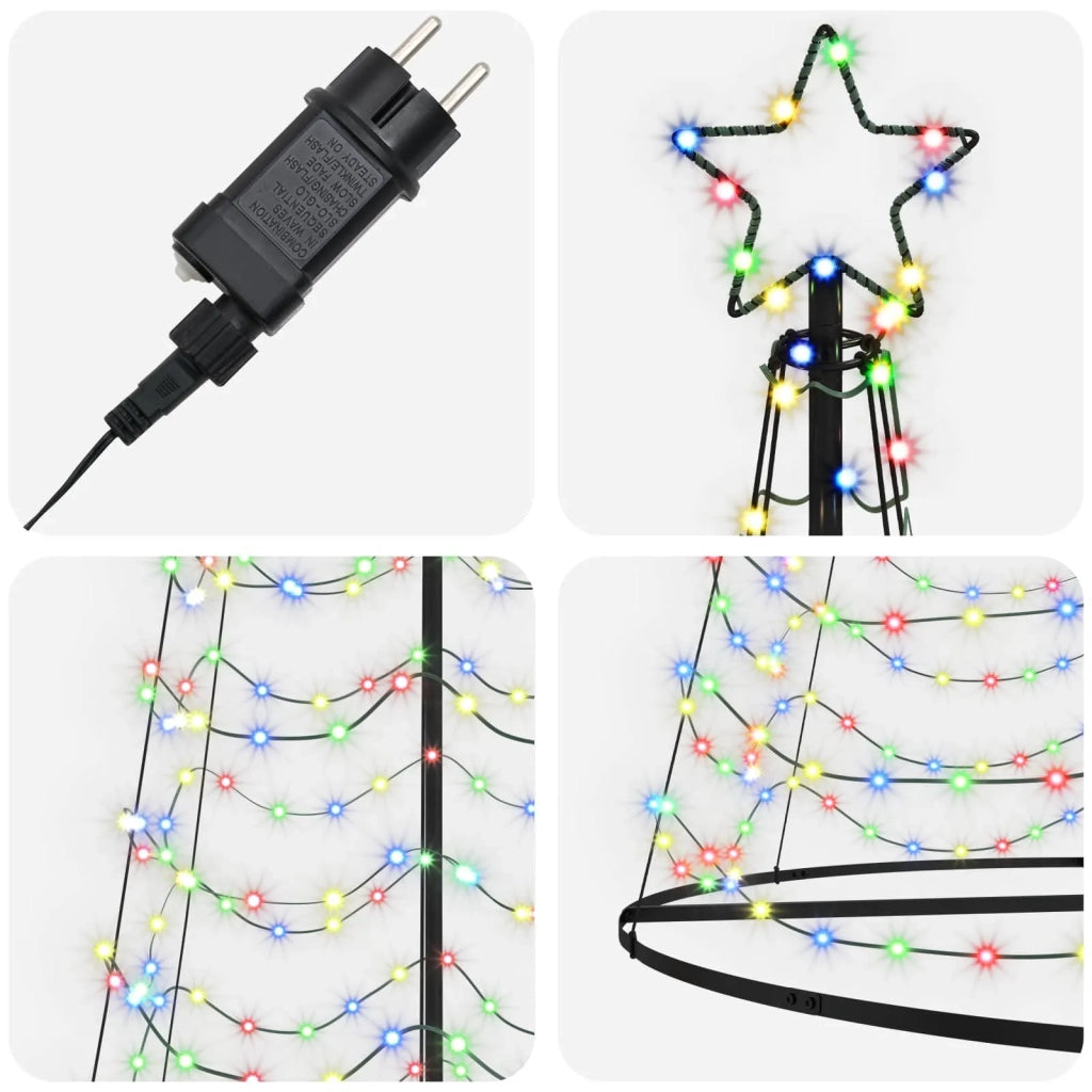 Albero di Natale LED a spirale con base EKENAS 500 cm 868 LED 42056584
