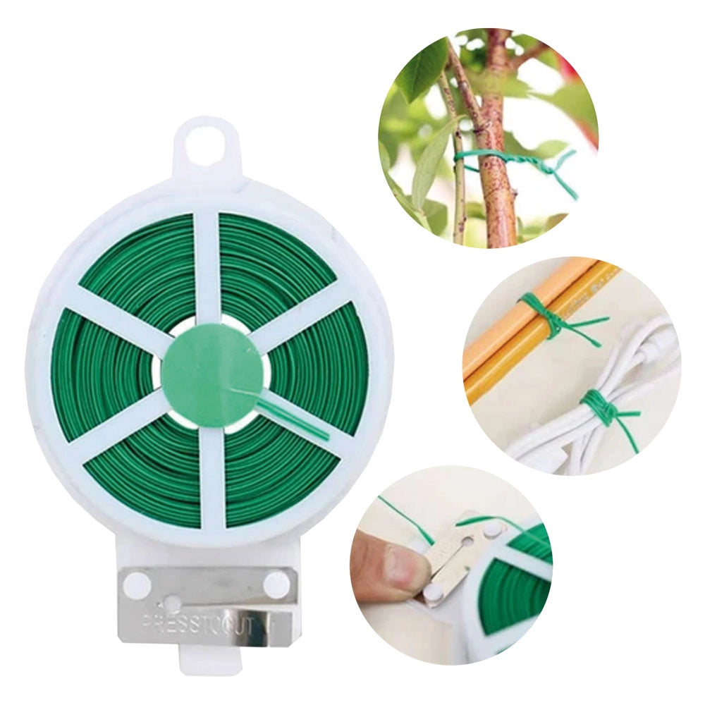 PIATTINA FILO PLASTICATO mt. 100 con taglierina  - BricoGo