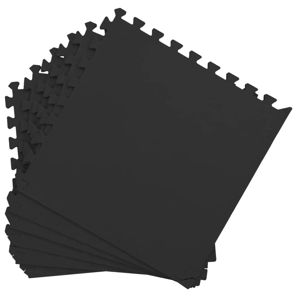 Tappeti 40 pcs Nero 14,4 m² Schiuma EVA 42040738