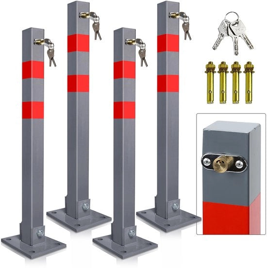 Posto di Parcheggio - Barriera di Parcheggio - Ospedale della Strada - Spazio di Parcheggio Protettore – Impermeabile Parcheggio Slot - Parcheggio Spazio Barricata - Piazzale Parcheggio - 4 pezzi