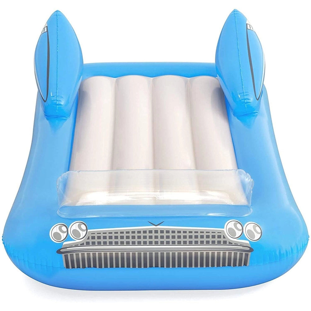 Trade Shop - Materassino Gonfiabile Convertibile A Forma Di Auto Mare Piscina 190 X 128 Cm -