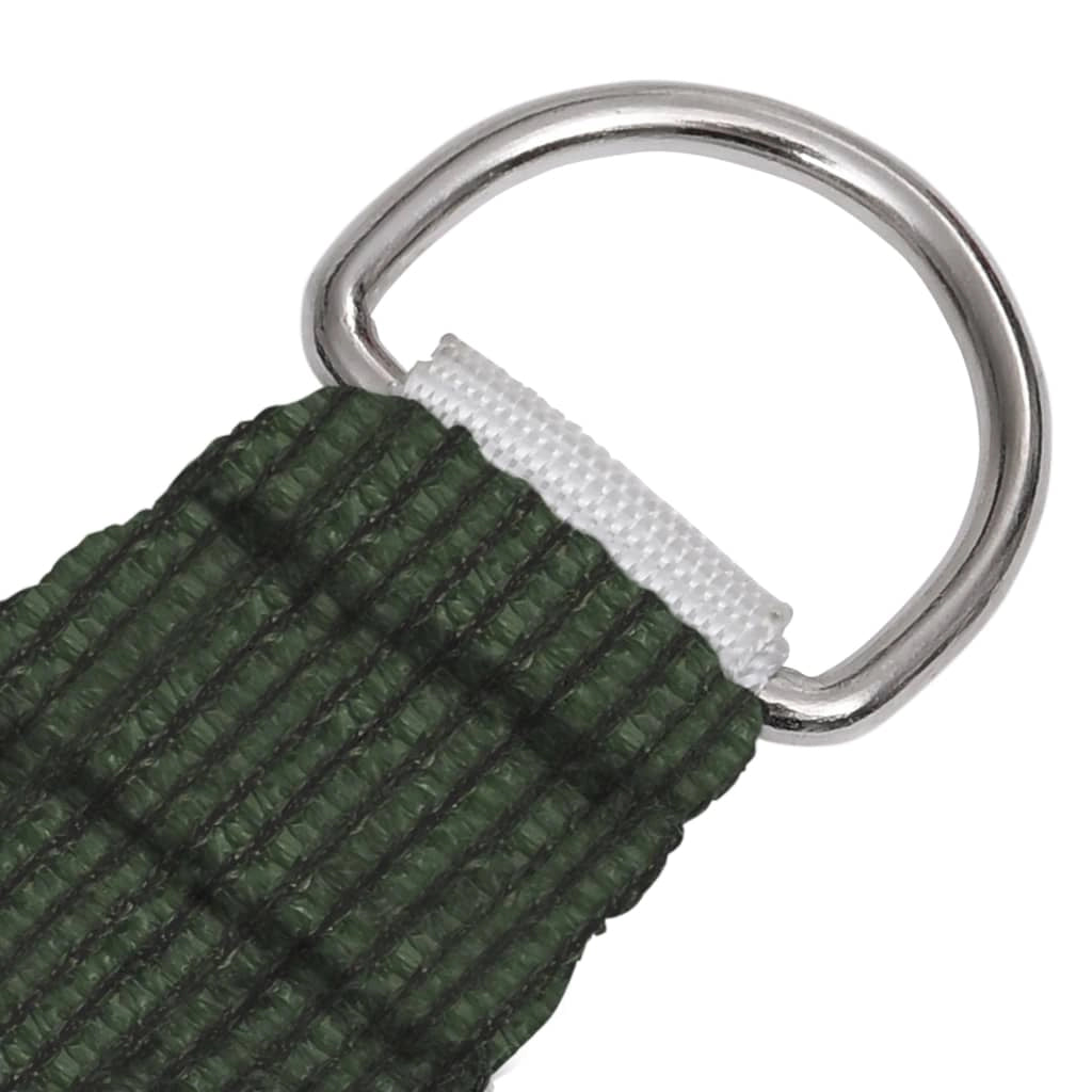 Telo tenda parasole a vela 160 g/m² HDPE 3,6 x 3,6 x 3,6 m verde scuro 02_0009419