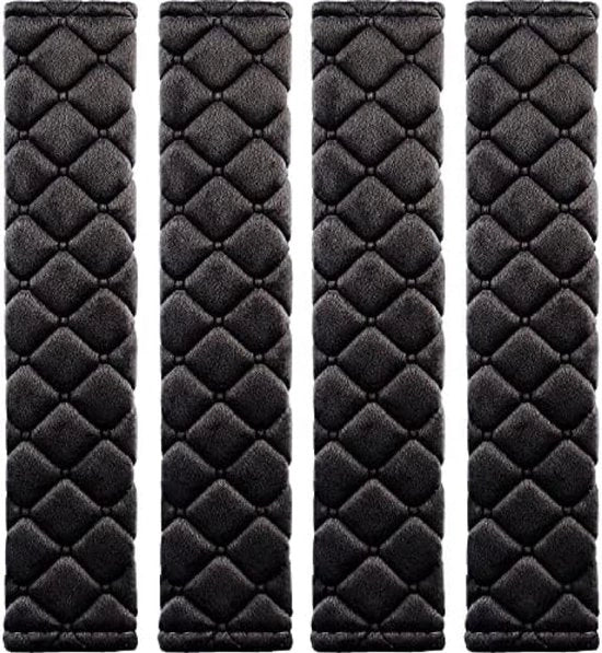 Set di cuscini di sicurezza per auto - 4 pezzi - Nero - Guida comoda