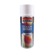 BOMBOLETTA SPRAY ACRILICO UNIVERSALE SOUDAL 400 ML Marrone Cioccolato RAL 8017 - 6 pezzi- SOUDAL