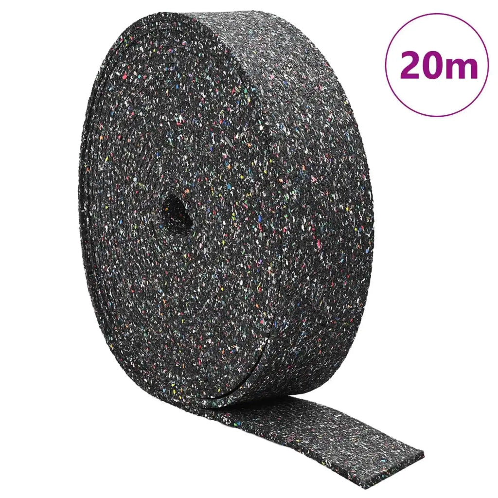 Rotolo di Granulato in Gomma Nero 2000 x 12 x 0,3 cm Gomma 42027296
