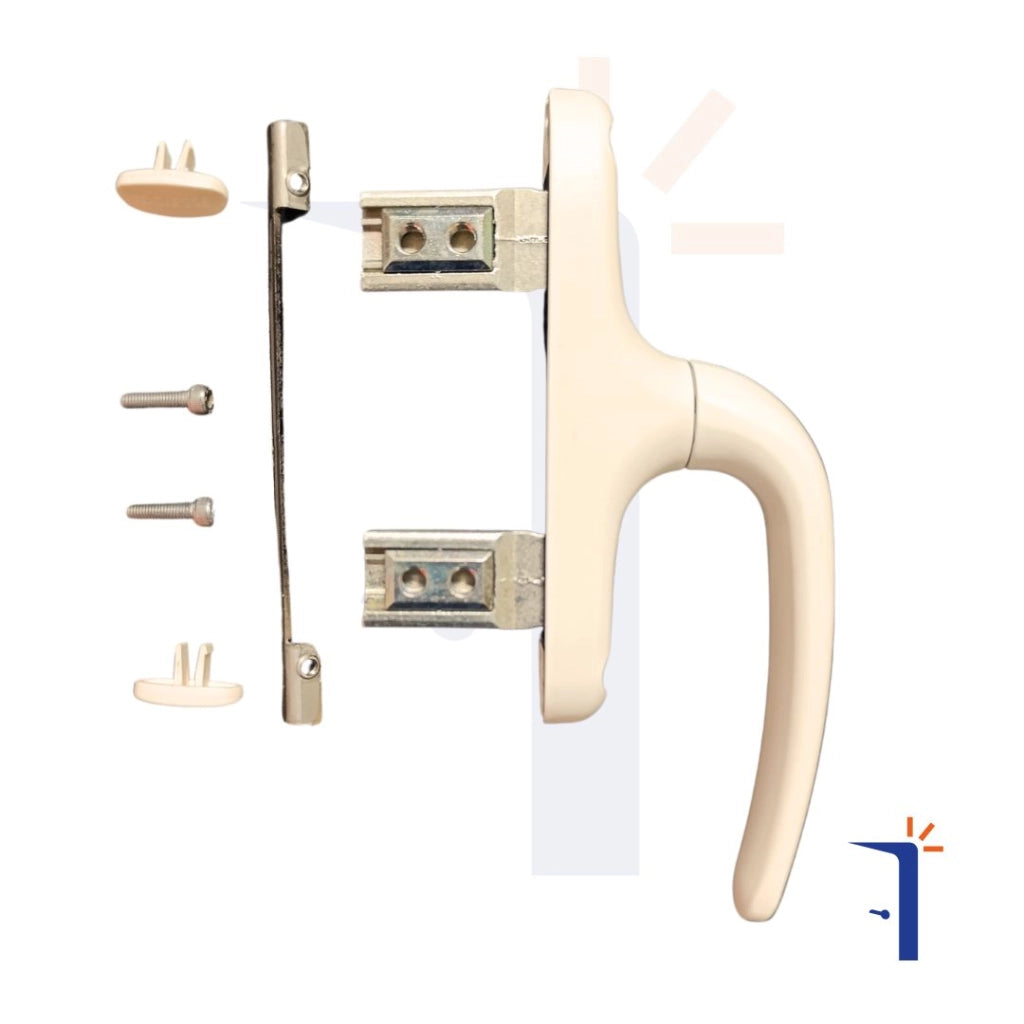 Maniglia Giesse Unica Apex 01154 per persiane e finestre vari colori Colore: Avorio
