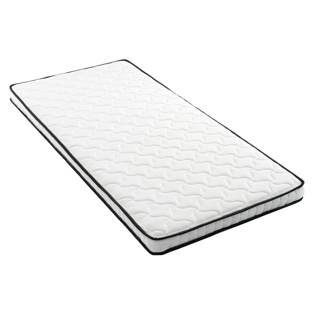 Letto Imbottito Estraibile con Contenitore, LED e USB ¨C Xylo ¨C 90/180x200 cm, Grigio Chiaro, con Materasso