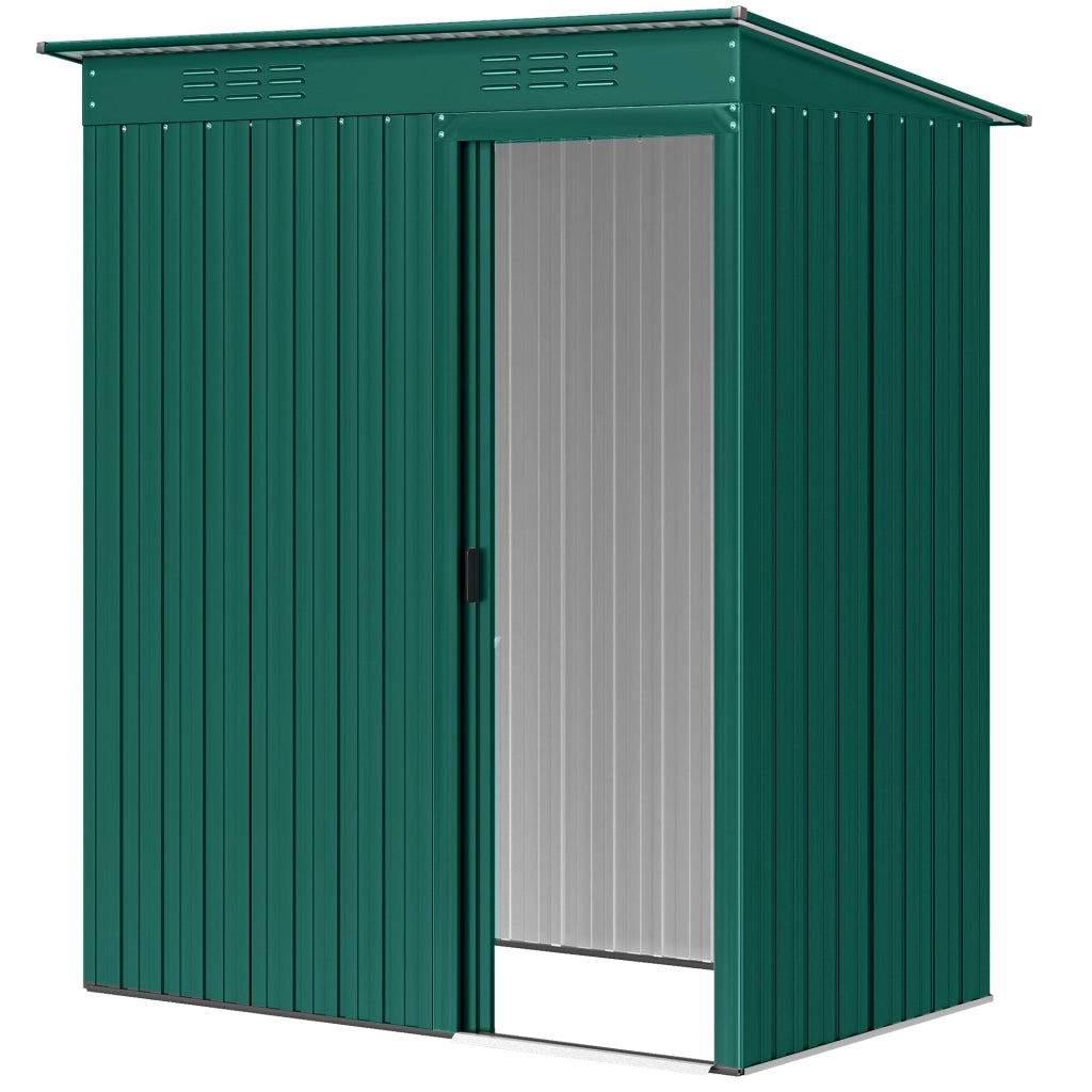 Casetta da Giardino in Metallo ¨C Xylo ¨C Verde 159x106x181 cm