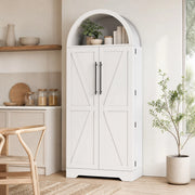 ARMADIO ad arco 70x40x165 cm MDF bianco
