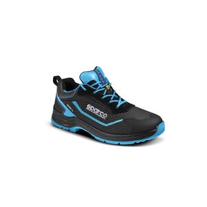 SPARCO SCARPE ASTER S3 NERO AZZURRO FLUO N.48