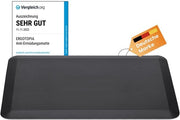 Mat per posti di lavoro in piedi - Mat antislip ergonomico per posti di lavoro in piedi - Mat per posti di lavoro in piedi con superficie antiscivolo in PU ecocompatibile (nero)