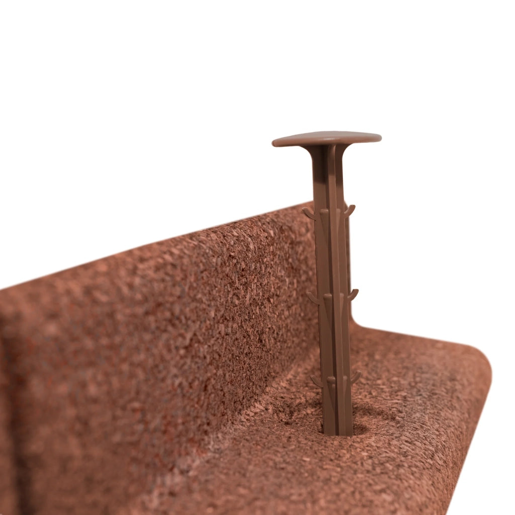 Bordura Flessibile da Giardino 20 x 1,2 m Terracotta con Martello in Gomma