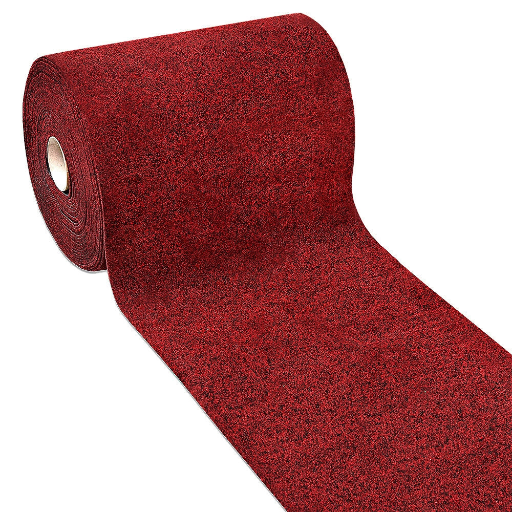 Passatoia Ingresso Moquette Asciugapassi Tinta Unita Corridoio Marciapiede 100x180 Cm Bordeaux