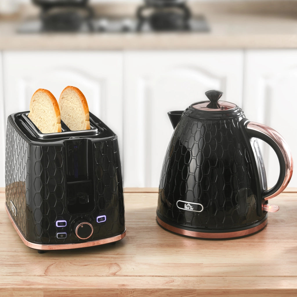 Bollitore e Tostapane Set ¨C Minimal ¨C 1.7L Nero