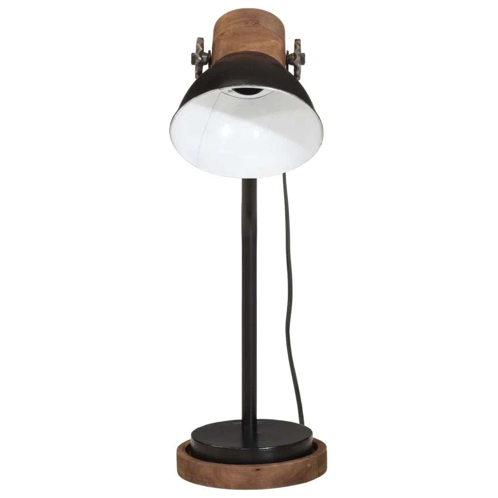 Lampada da scrivania industriale ergonomica 18 x 18 x 60 cm atmosfera accogliente in ferro nero 02_0047548