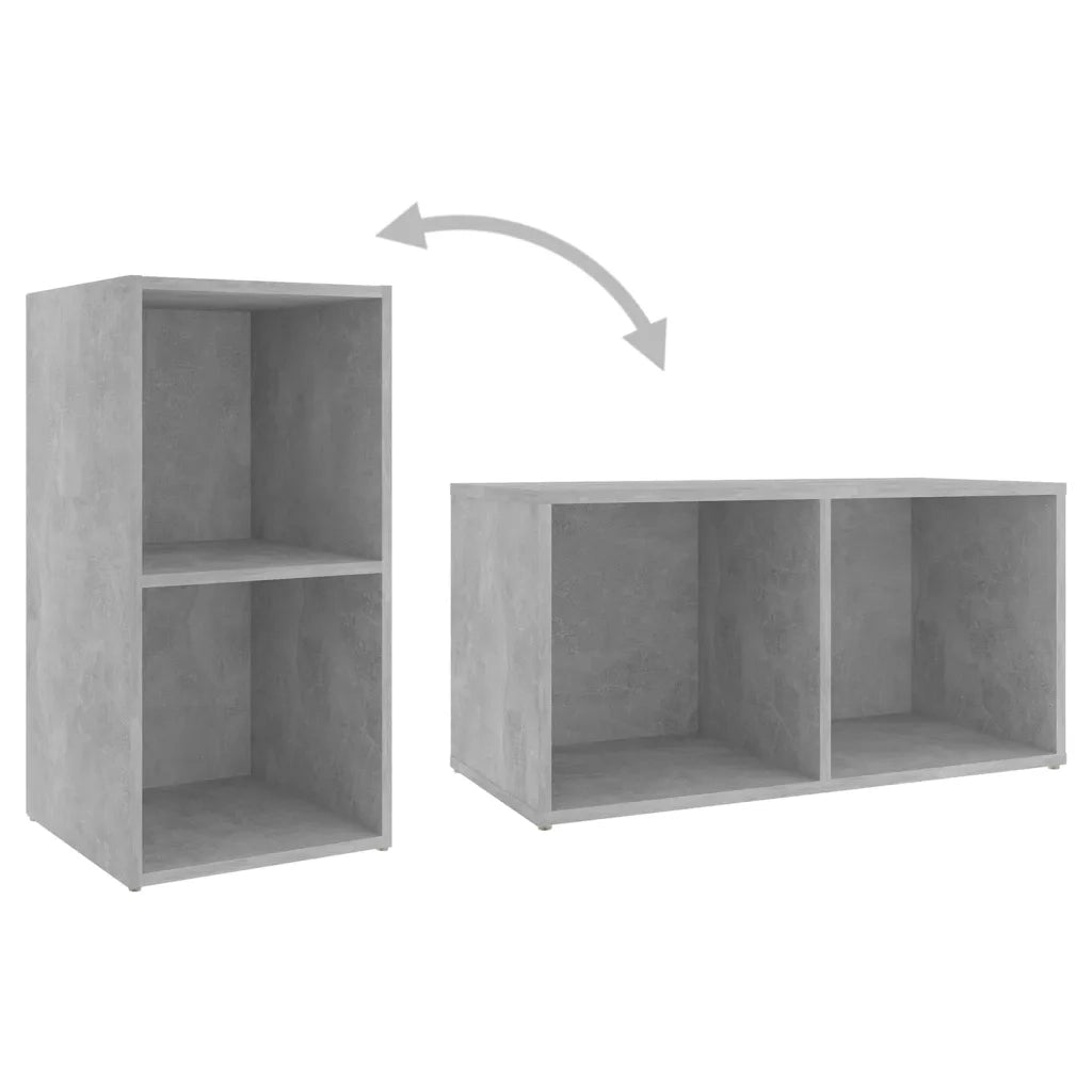 Set Mobile TV 6 pz | Armadietto TV | Mobile Porta TV Grigio Cemento in Legno Multistrato
