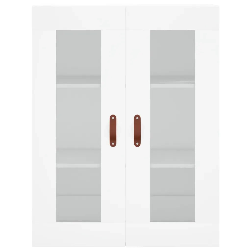 Credenza | Madia | Buffet da pranzo | Armadio da pranzo Bianca 69,5x34x180 cm in Legno Multistrato