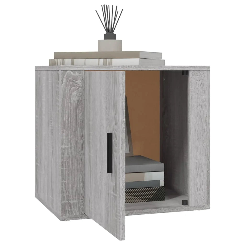 Comodino 2 pz Grigio Sonoma 50x39x47 cm 816701