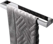 Sostegno per asciugamano 40 CM 16 Pollici Bagno Maniglia SUS 304 Inox Fissa Specchio Vetrato Liscio Autoadesivo