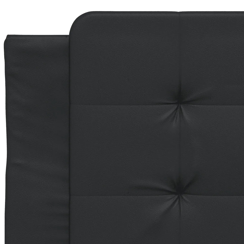 Giroletto senza Materasso Zadar Nero 80x200 cm in Similpelle