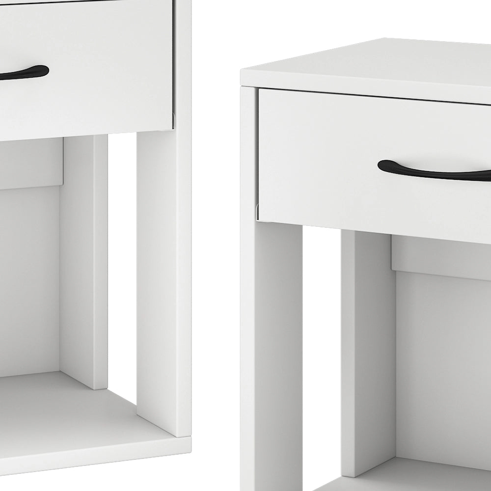 Vicco Comodino Bianco 39 x 41 cm Set di 2