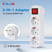 Ciabatta Multipresa con Interruttore ¨C Xylo ¨C Bianco